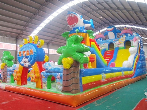 Inflatable kiddie rides